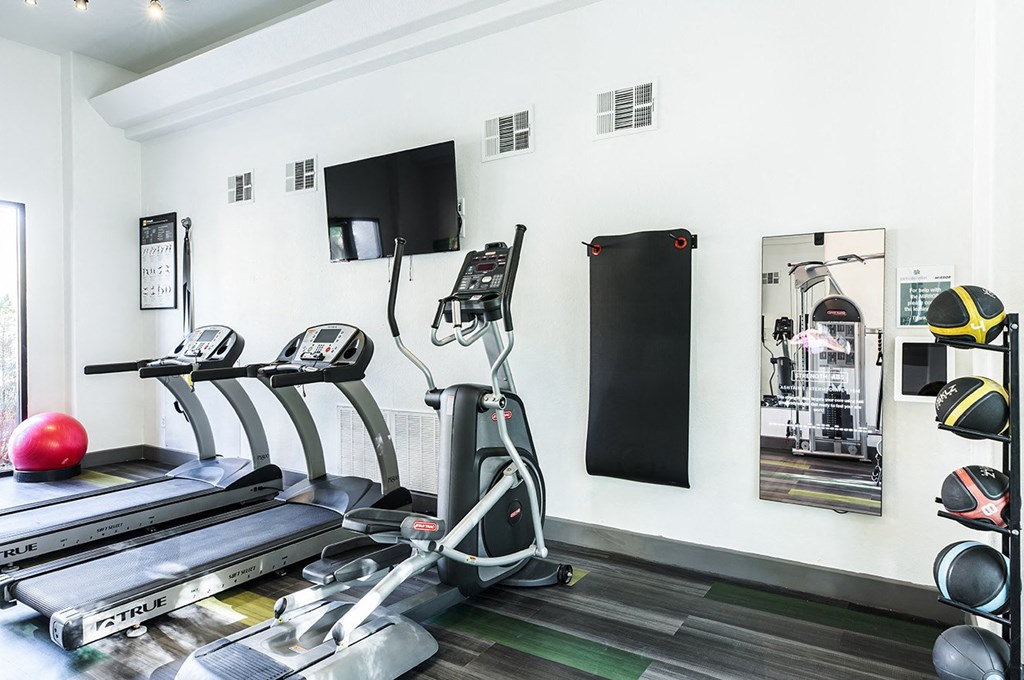 Fitness room with cardio at THE PARKSIDE VILLAS APARTMENT HOMES, Nevada, 89123