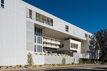Exterior view of the entry side of buildingExterior view of the entry side of building - Photo Gallery 3