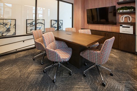 Conference Room  with table and chairs