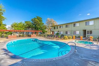 Downtown Sacramento CA Apartments for Rent - Mode - Pool Surrounded by Lounge Seating - Photo Gallery