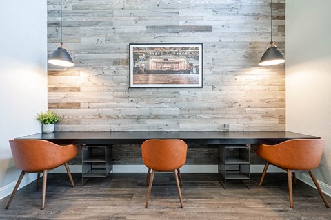 Large table with chairs