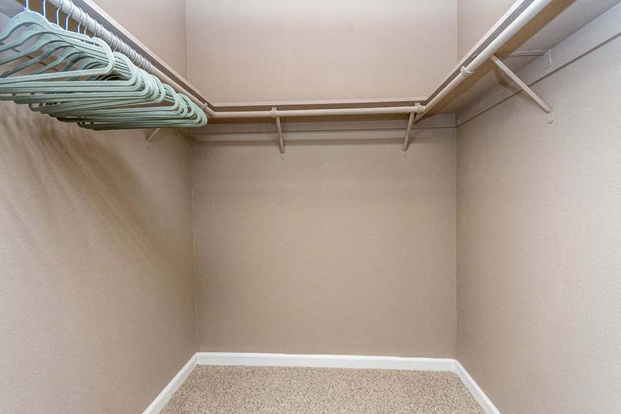 Large closet with shelve 