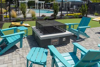 Apartments in Rohnert Park for Rent - The Lenox - Lavish Fire Pit with Lounge Seating and Cornhole Game