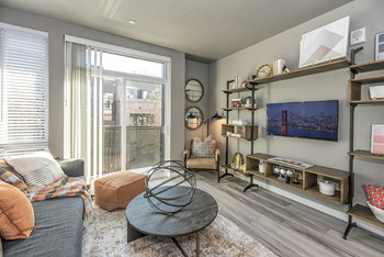 Living room with window