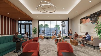 Rendering of leasing office - Photo Gallery 6