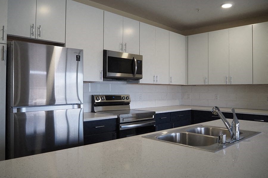 Kitchen with appliances