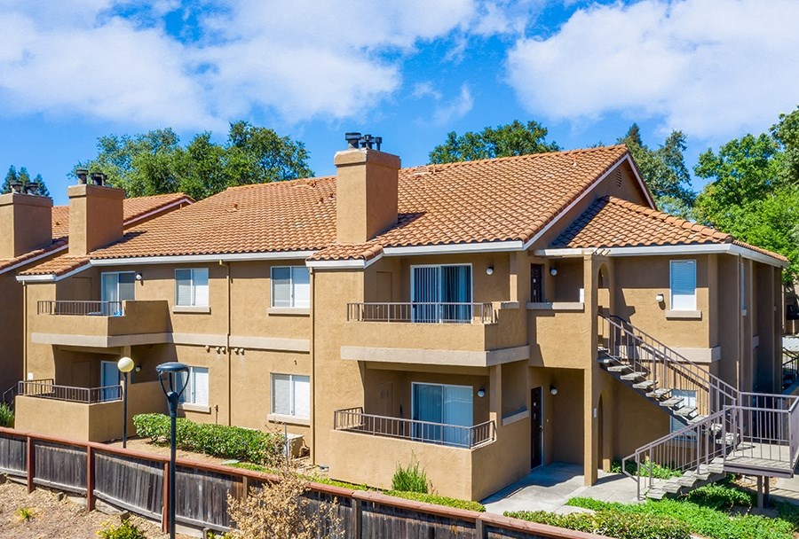 Exterior building with grass