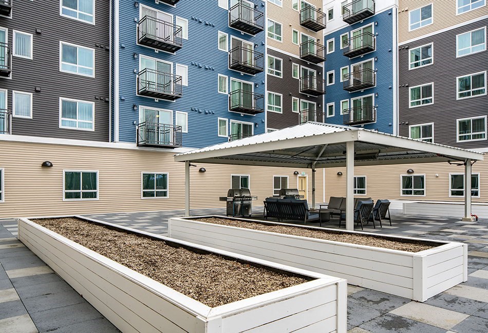 Garden boxes l Traditions at Federal Way in Washington 