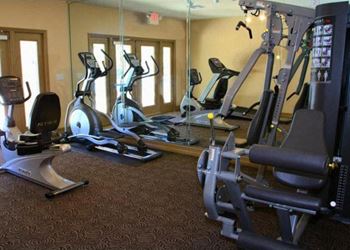 Gym with cardio and weight  fitness equipment