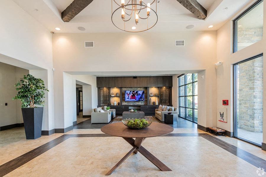 Clubhouse seating area