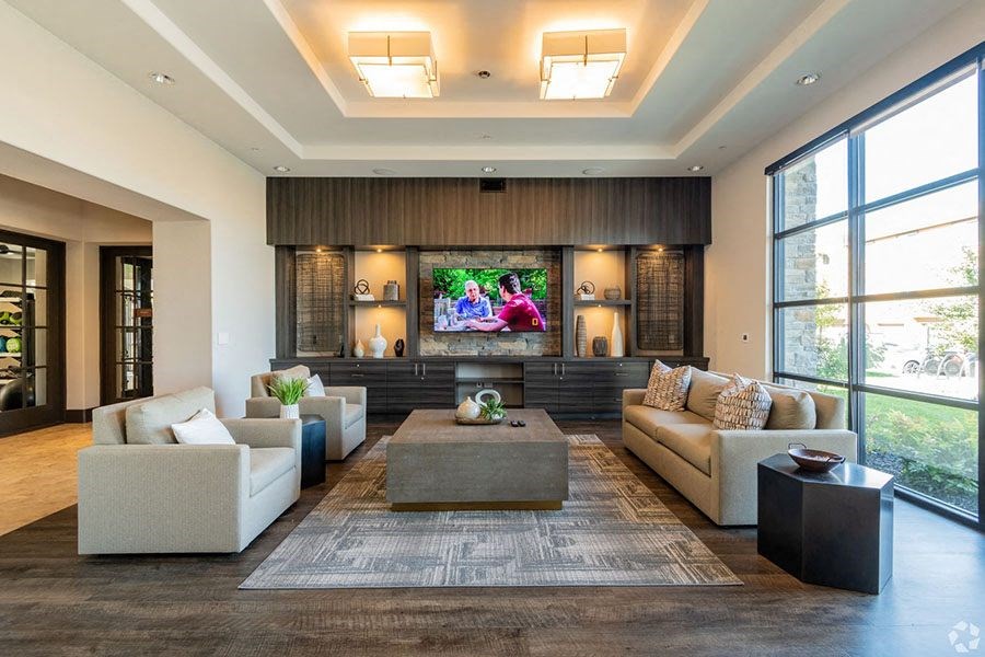 Clubhouse seating area