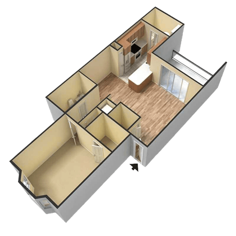 bedroom floor plan