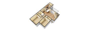 two bedroom floor plan