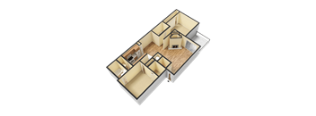 one bedroom floor plan