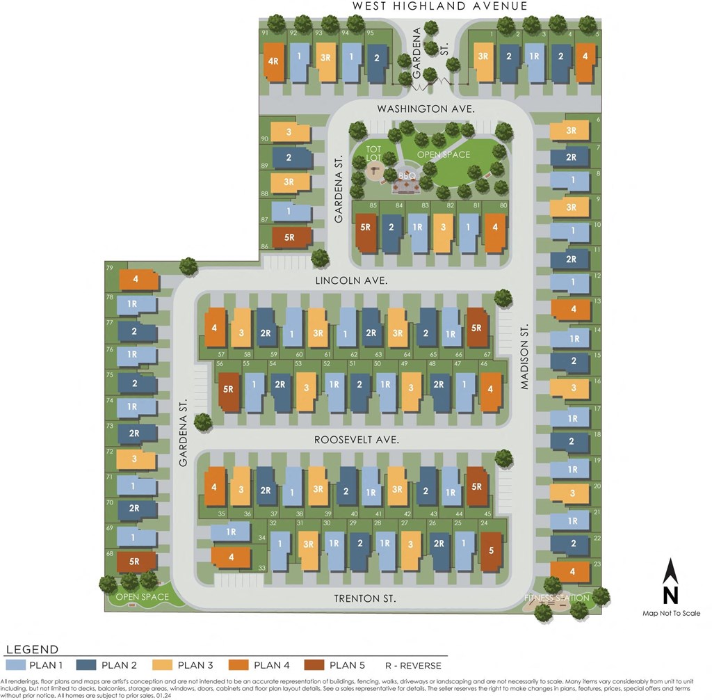 a site plan of an apartment complex with buildings and cars at Haven Park, San Bernardino, CA, 92411