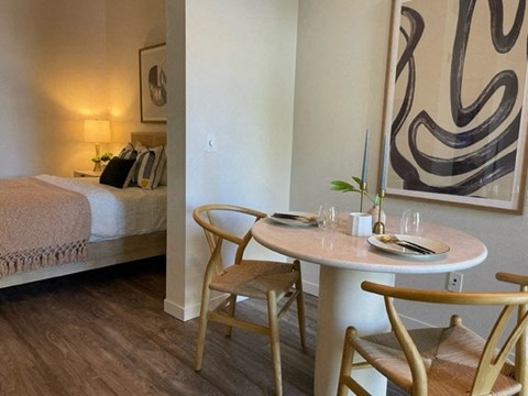 Apartments for Rent in East Sacramento CA - The Mezzo - Dining Nook Next to Bedroom