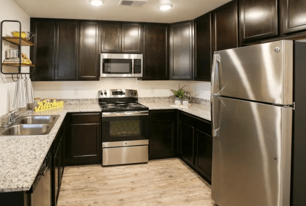 Kitchen with appliances