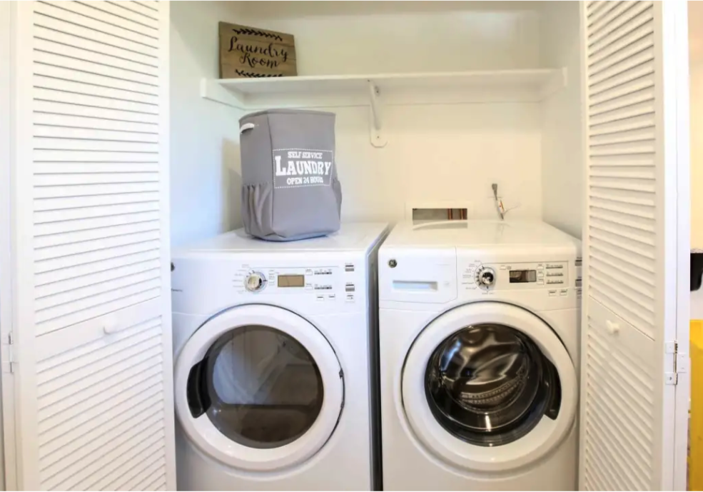 washer and dryer