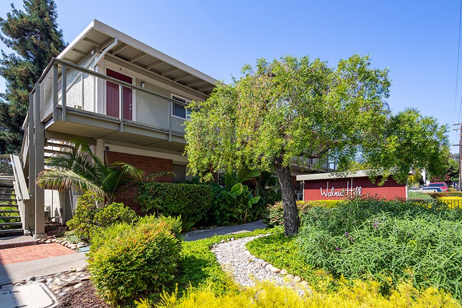Walnut Hill lush landscaping