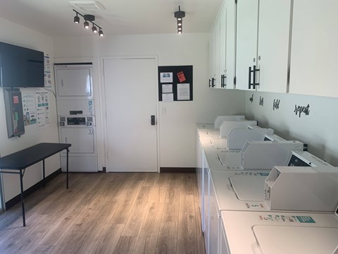 Modern Laundry Room at OTAVON APARTMENTS, Novato, CA