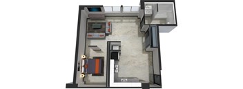 1 bed 1 bath B at LOFT 205 Apartments, Reno, Nevada