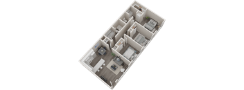 a floor plan of a two bedroom apartment