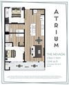 Two bedroom floor plan