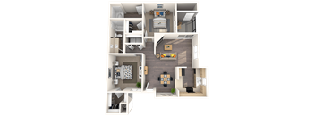 2 bed 2 bath at THE PARKSIDE VILLAS APARTMENT HOMES, Las Vegas, NV, 89123