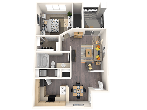 1 bed 1 bath at THE PARKSIDE VILLAS APARTMENT HOMES, Nevada, 89123