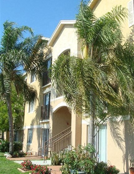 Exterior building view with trees