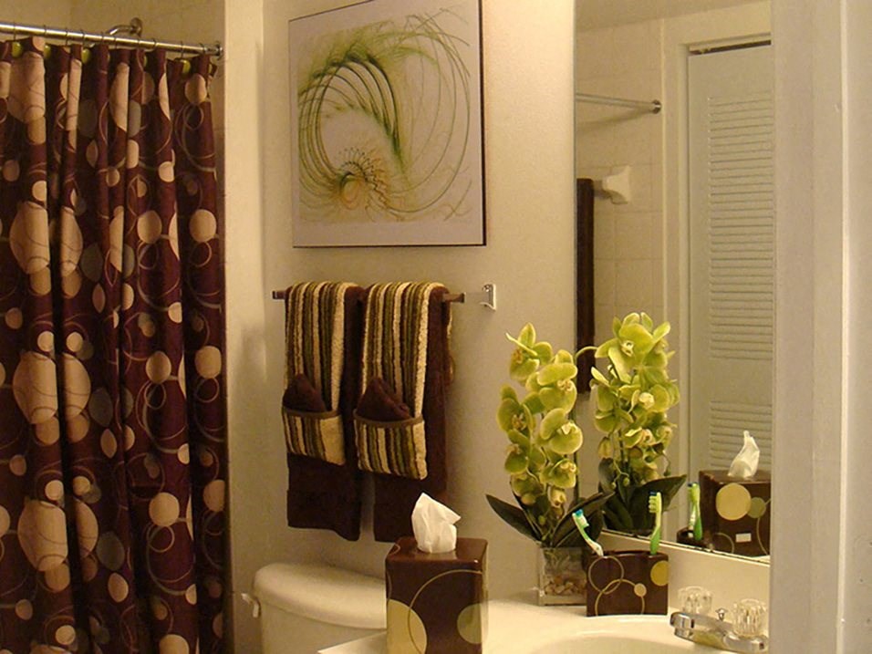 Bath sink vanity and shower