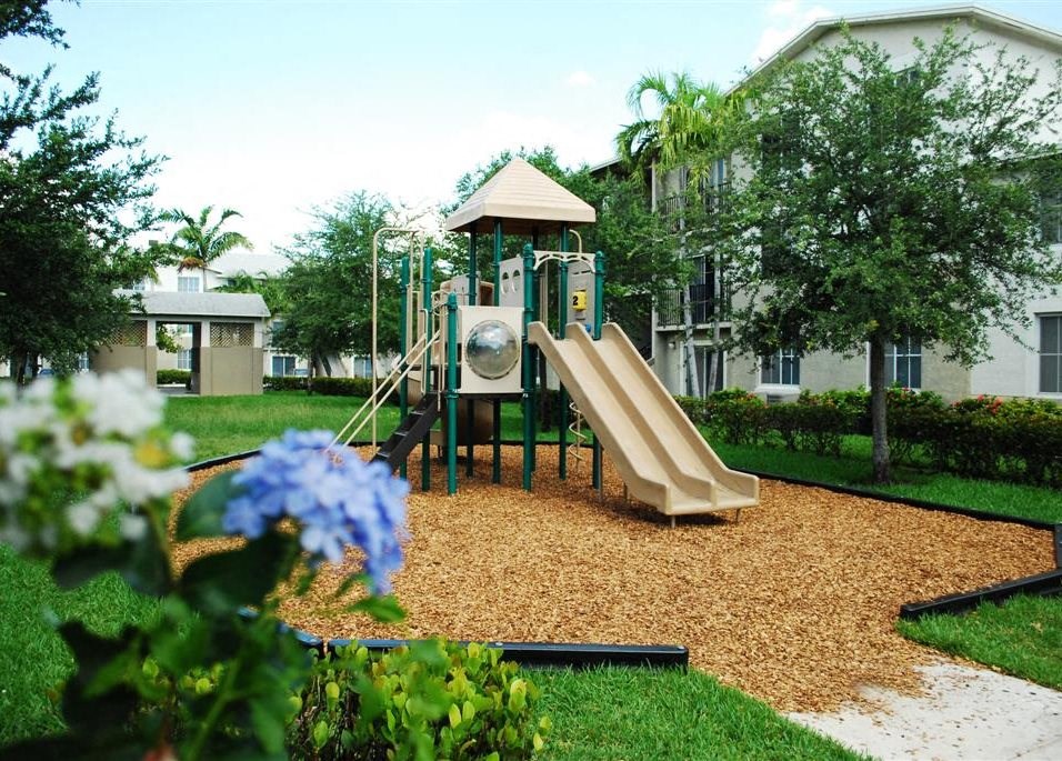 Playground Entry with monument sign  at Bay Winds, Miami, 33161