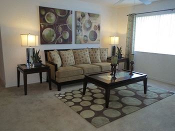 Mission  Pointe apartment home  spacious living area with lots of natural lighting