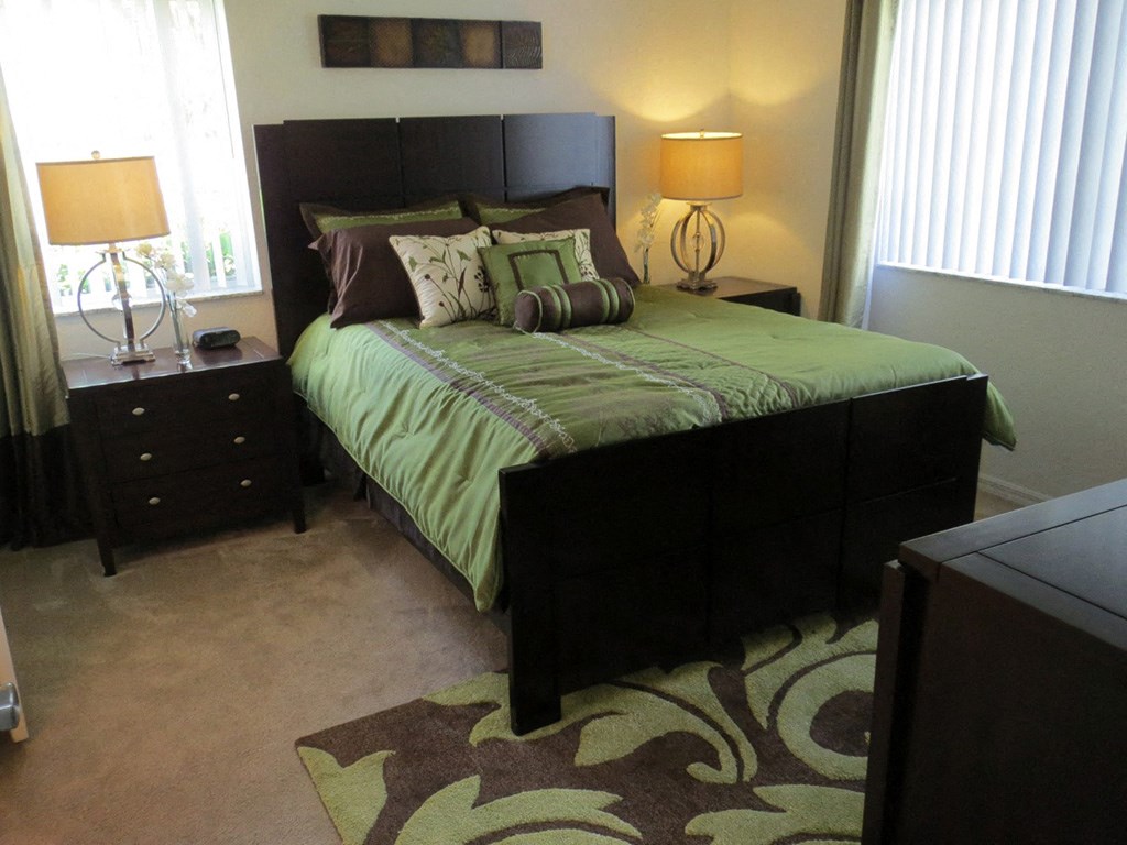 Mission Pointe apartment home spacious bedroom