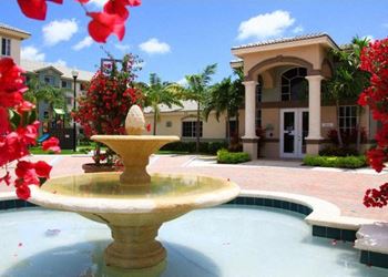 Water feature near office at Harbour Cove, Florida