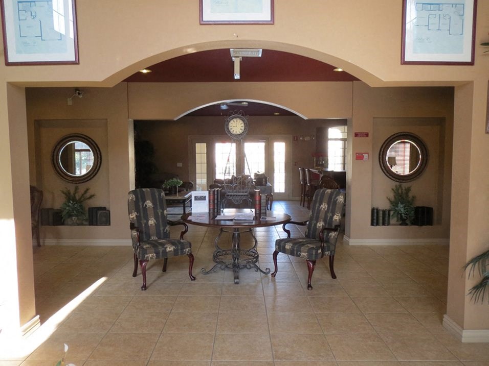 Large table in clubhouse Large table in clubhouse at Carolina Club Apartments, Daytona Beach, 32114