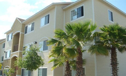 Exterior building with trees at Clipper Bay, Tampa, FL