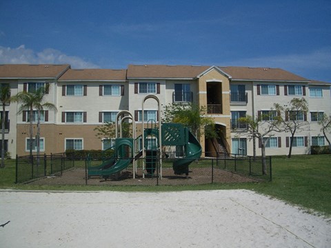 Playground near building Hawks Landing in Fort Myers Florida