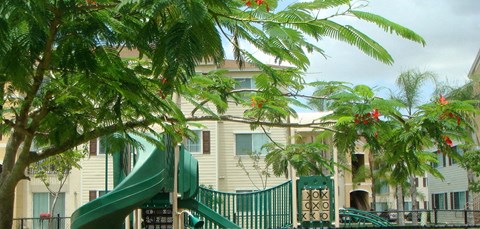 Playground near building Hawks Landing in Fort Myers Florida