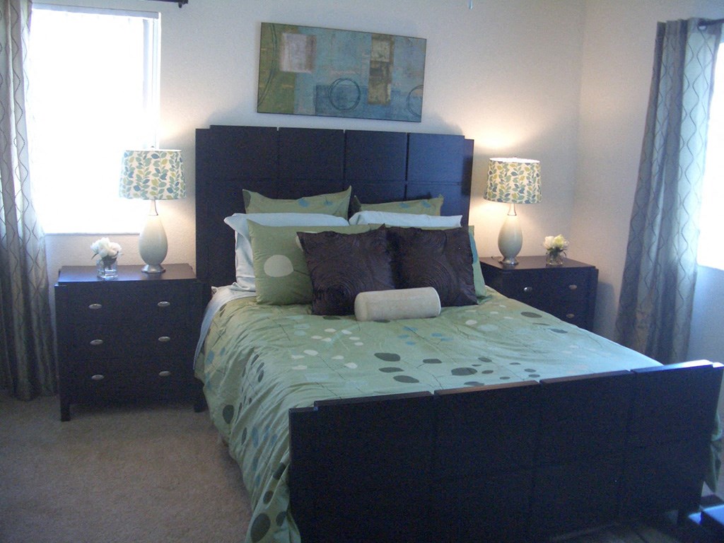 Bedroom with window at Hawk's Landing Apartments, Fort Myers, FL, 33907