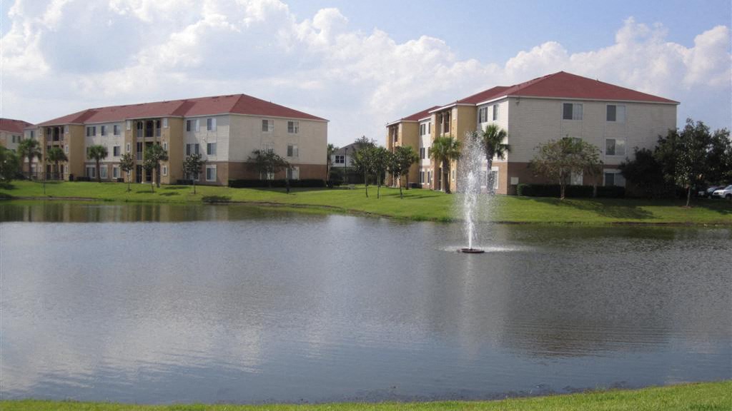 Waster feature in the lake Hunters Run Middleburg Florida