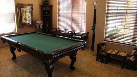 Pool table at Hunters Run, Middleburg, FL 32068 