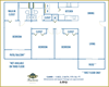 Marbrisa Apartments 3 bedroom 2D floor plan