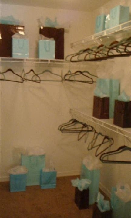 Mariners Cove closet with lots of storage space