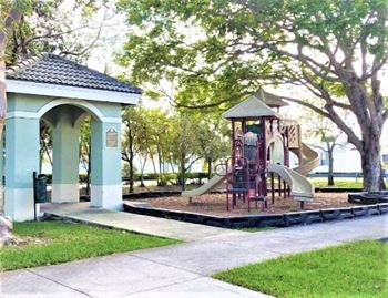 Walk way entrance at Mirabella Apartments, Florida