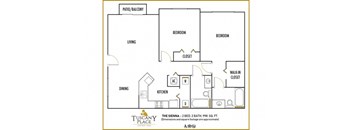 Tuscany Place 12bedroom 2 D floor plan