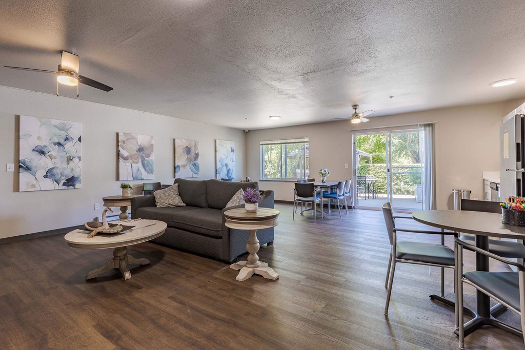 the preserve at ballantyne commons living room and dining room