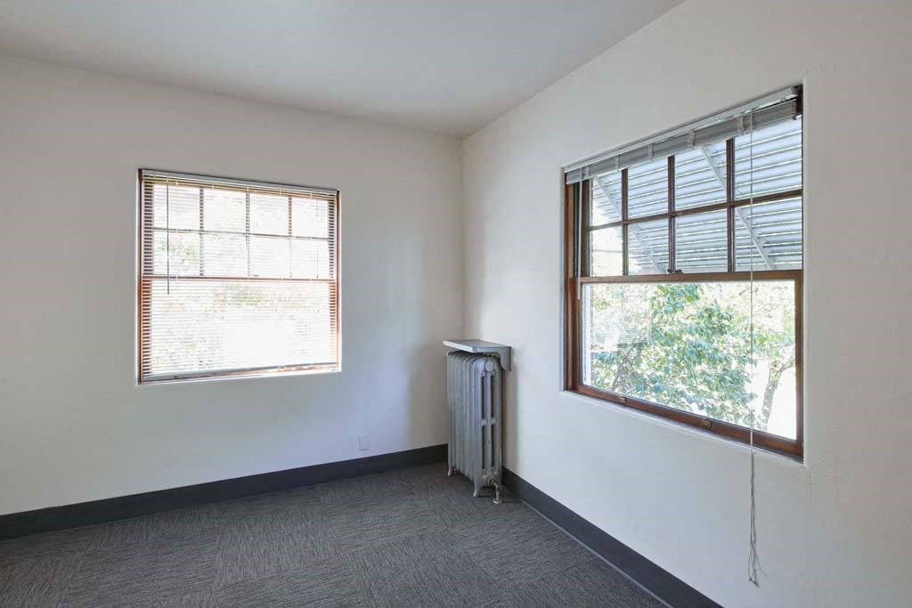 two windows and a radiator at MILEPOST 5 Apartments, PORTLAND Oregon