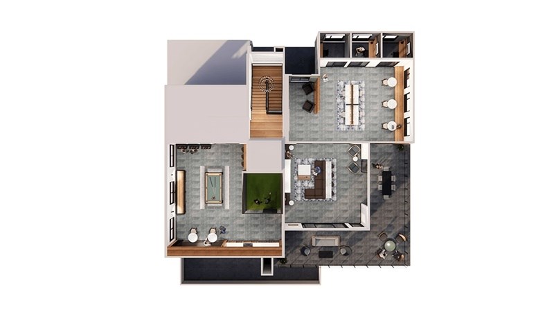 Floorplan Layout at 38° NORTH, Santa Rosa, California