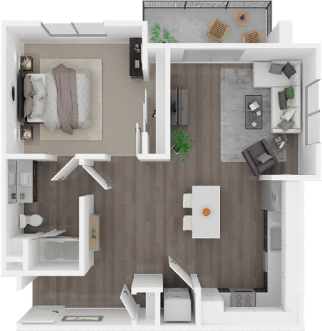 A3 Floor Plan at 38° NORTH, Santa Rosa, 95404